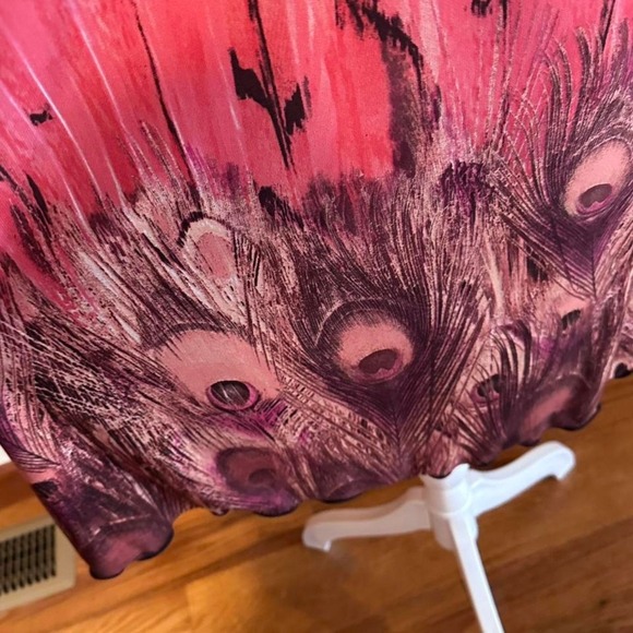 Vintage La Belle Pink Halter Mini Dress Size Small - Picture 3 of 5